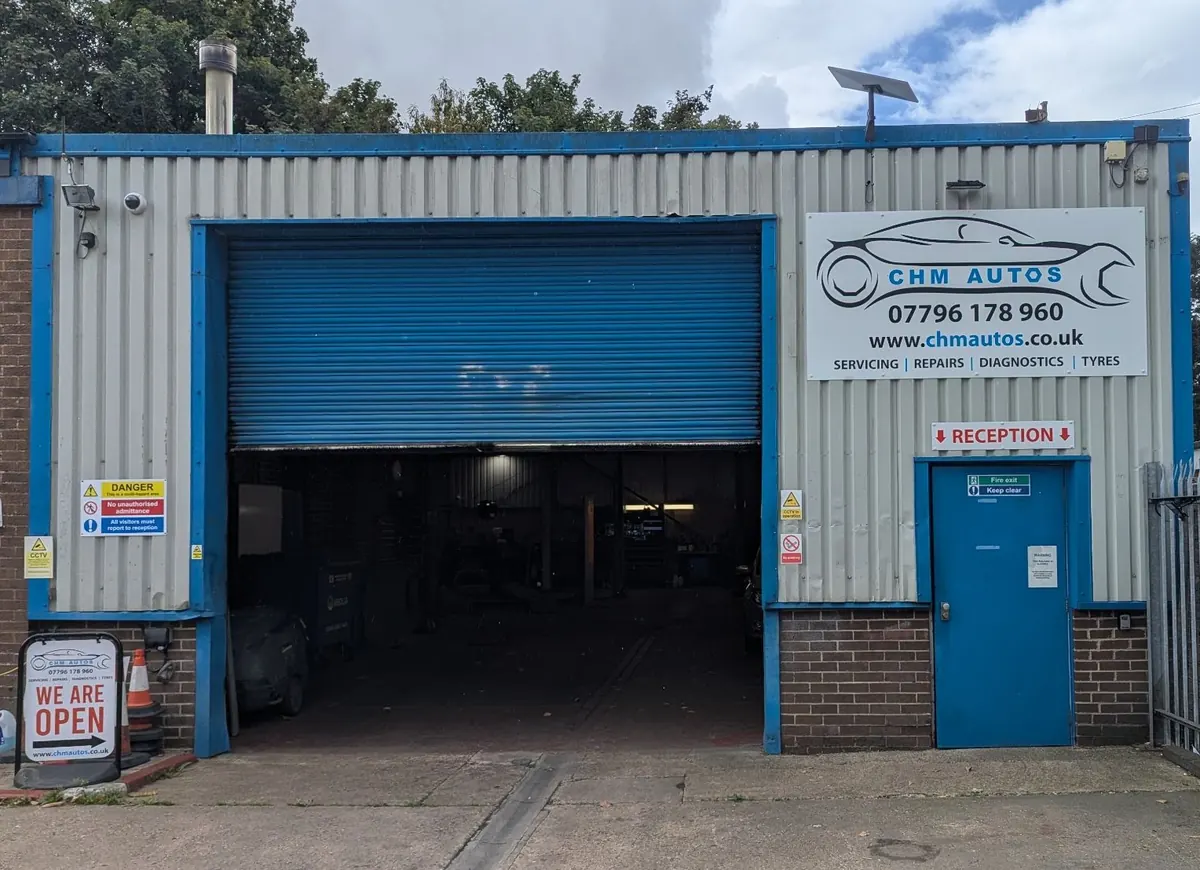 The CHM Autos workshop on Arundel Road, Walberton